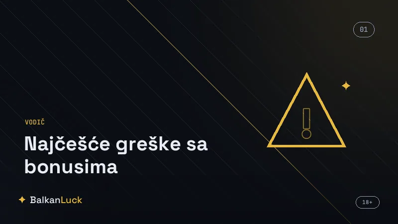 Uplata pre aktivacije i ignorisanje obrta kao najčešće greške sa bonusima