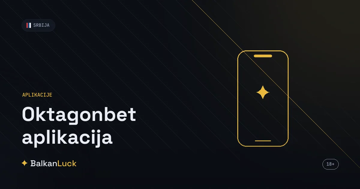 Oktagonbet aplikacija za Android i iPhone sa jackpotom i klađenjem uživo