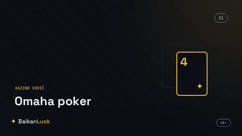 Pravilo tačno dve od četiri hole karte u omaha pokeru na primeru fleša