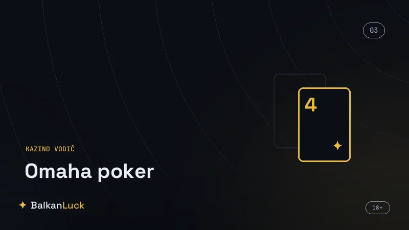 Veća varijansa u omaha pokeru prikazana kroz jake ruke koje se sudaraju