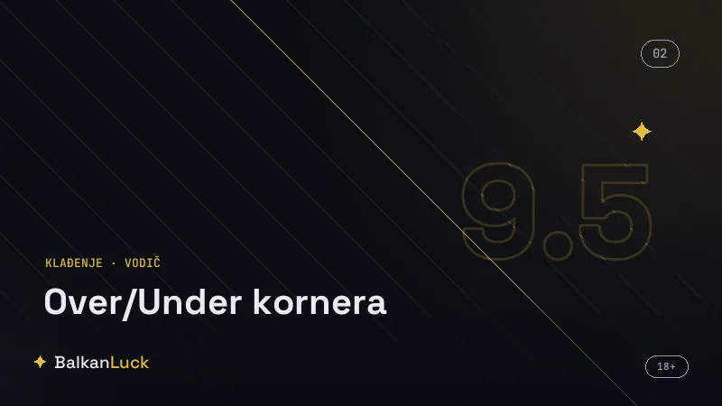 Over under kornera po poluvremenima i live tajming u finišu meča