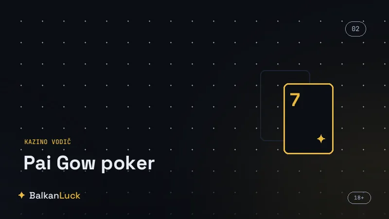 Poređenje jake i slabe ruke igrača sa dilerovim rukama u pai gow pokeru