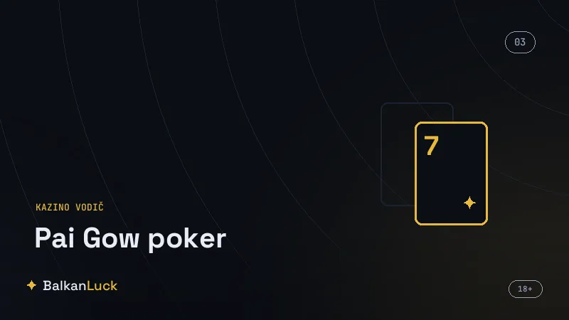 Veliki broj nerešenih ruku čini pai gow poker igrom sa malo oscilacija