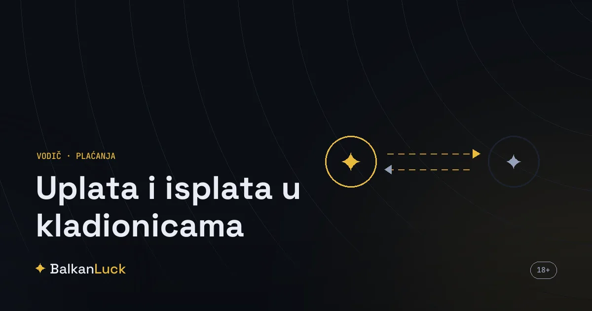 Uplata i isplata u kladionicama 2026: pregled svih metoda plaćanja