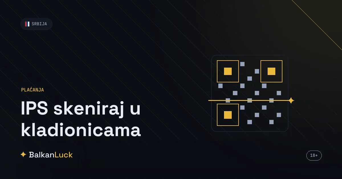 IPS skeniraj kladionice: uplata QR kodom preko sistema Narodne banke Srbije