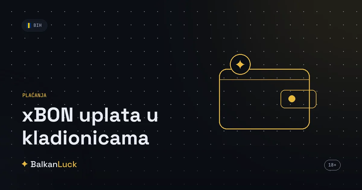 xbon uplata: nadoplata online računa za klađenje vaučerom u BiH