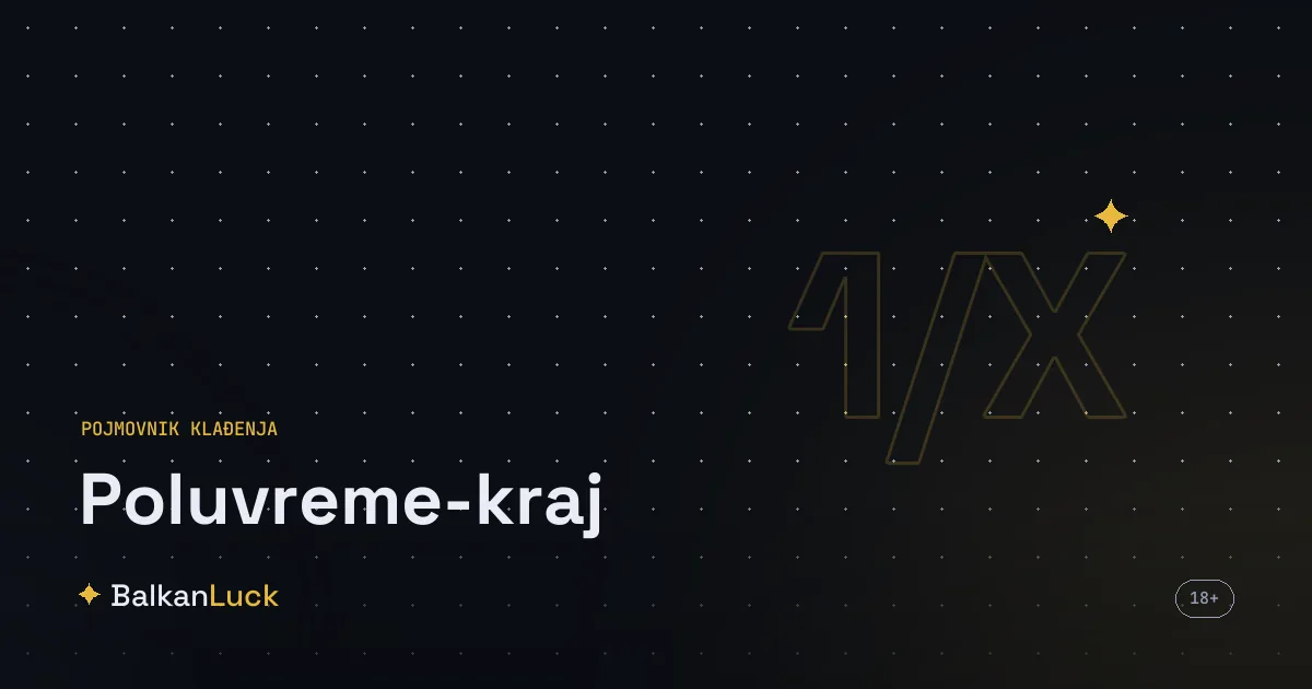 Poluvreme kraj opklada na rezultat na poluvremenu i na kraju meča