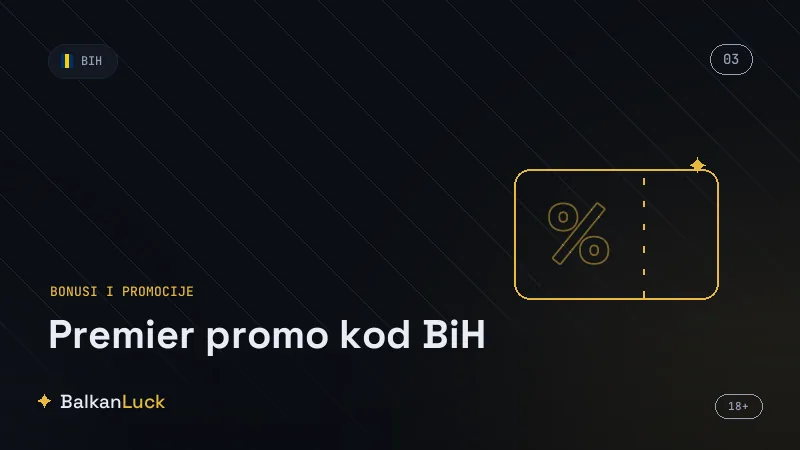 Poređenje Premier turnira sa kodiranim bonusima drugih kladionica u BiH