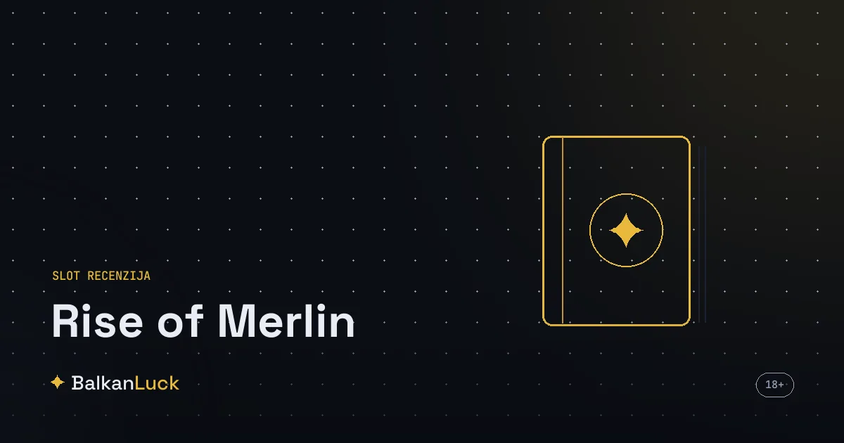 Rise of Merlin slot proizvođača Play'n GO, čarobnjak Merlin i ekspandirajući simbol