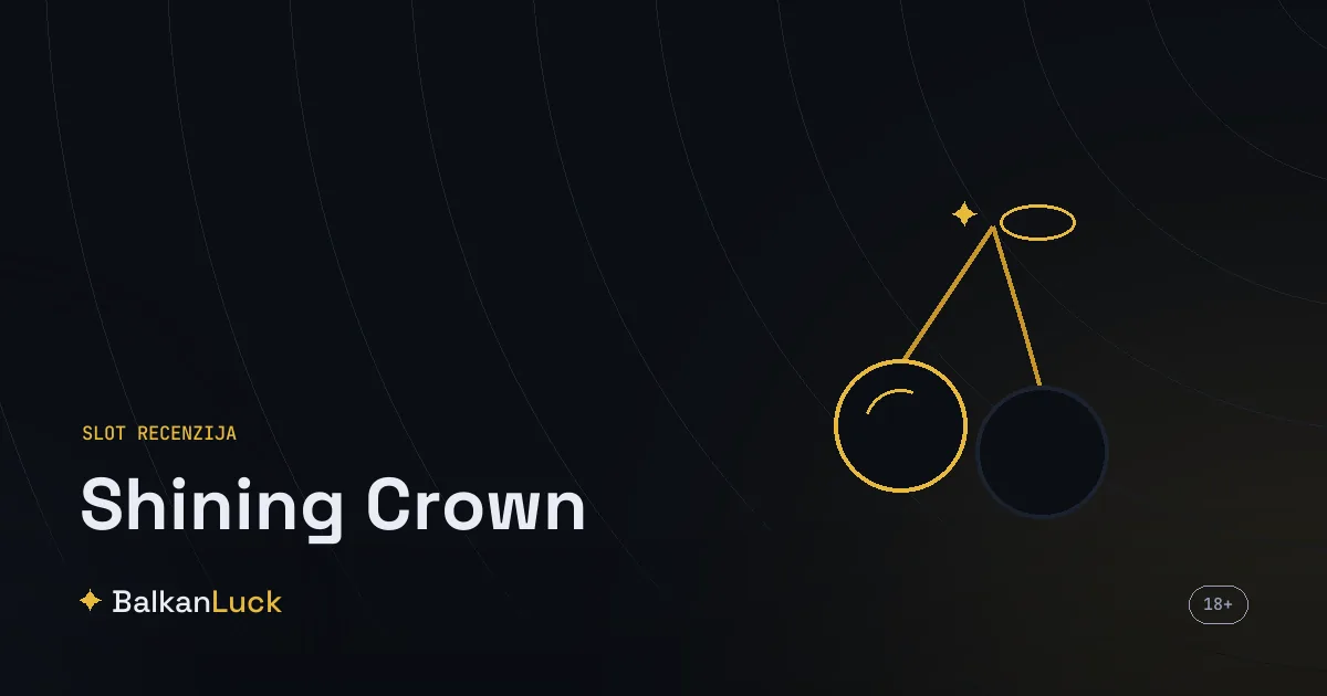 Shining Crown slot proizvođača Amusnet, voćna tema sa krunom kao šireći wild