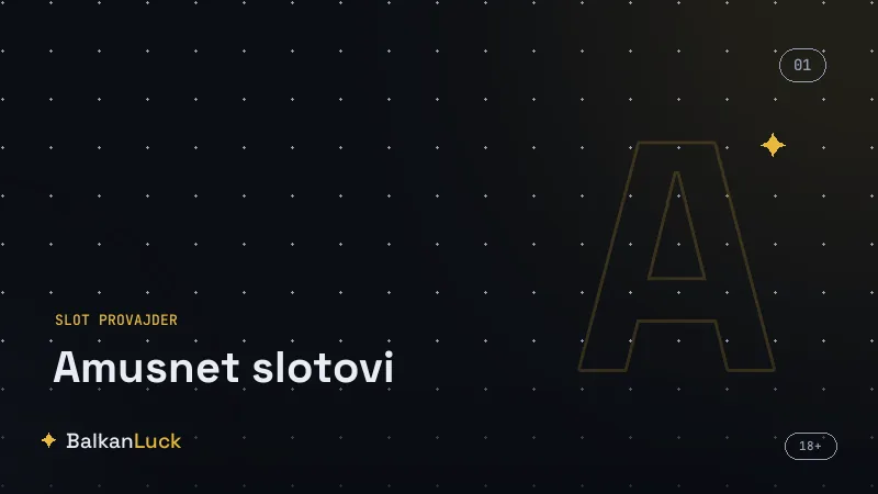 Najpoznatije amusnet slotovi igre sa proverenim RTP i sistemom jackpota