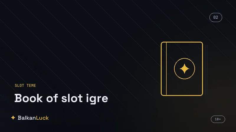 Book of slot igre kod licenciranih online kazina u regionu