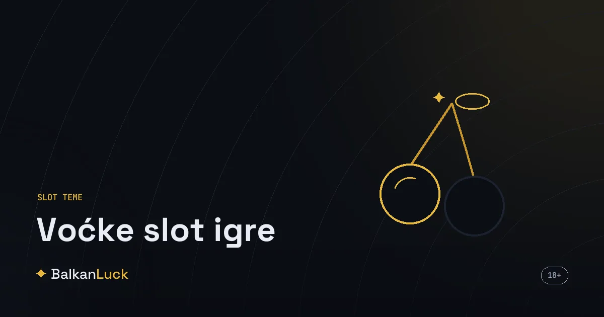 Voćke slot igre sa simbolima trešnje, lubenice i sedmice na valjcima