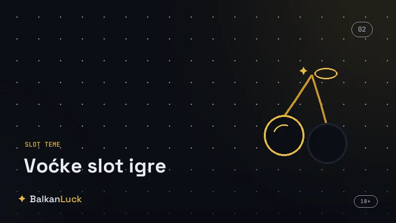 Voćke slot igre kod licenciranih online kazina u regionu