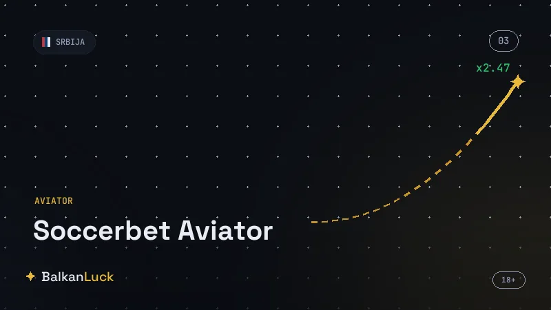 Kazino sekcija sa Aviatorom i Rocketmanom na Soccerbetu