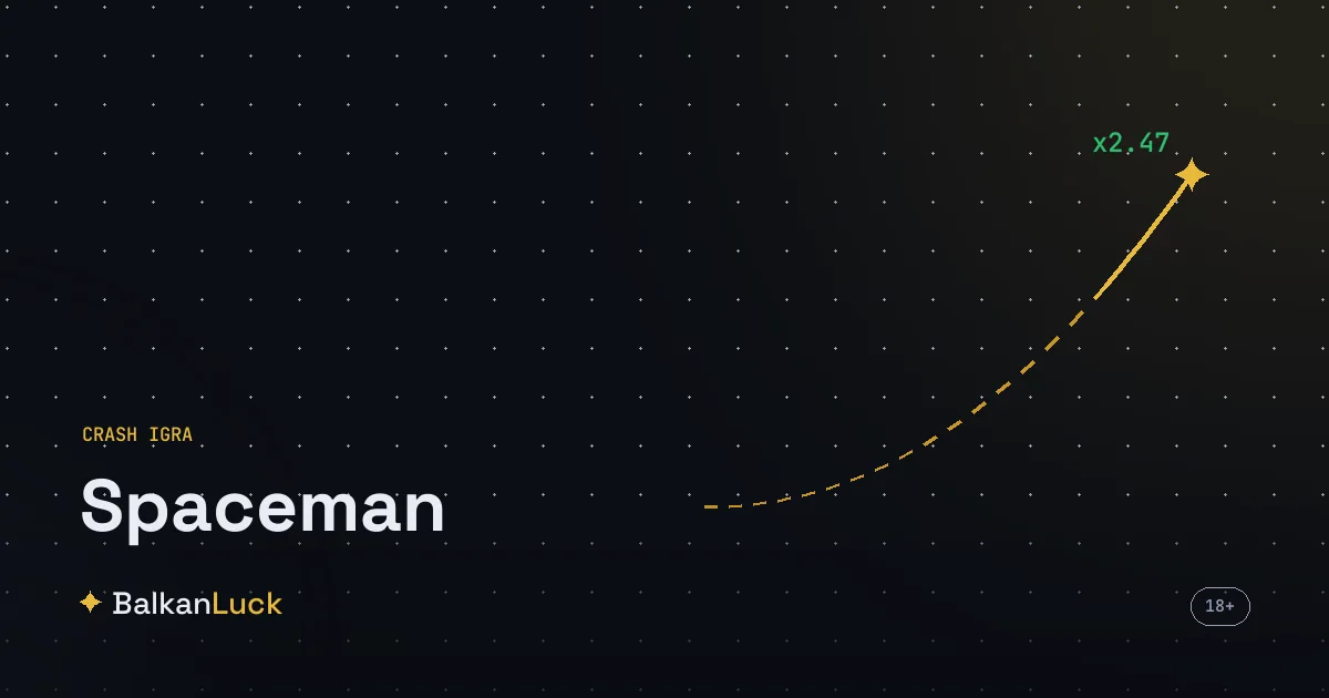Spaceman igra, crash naslov sa astronautom i rastućim množiteljem