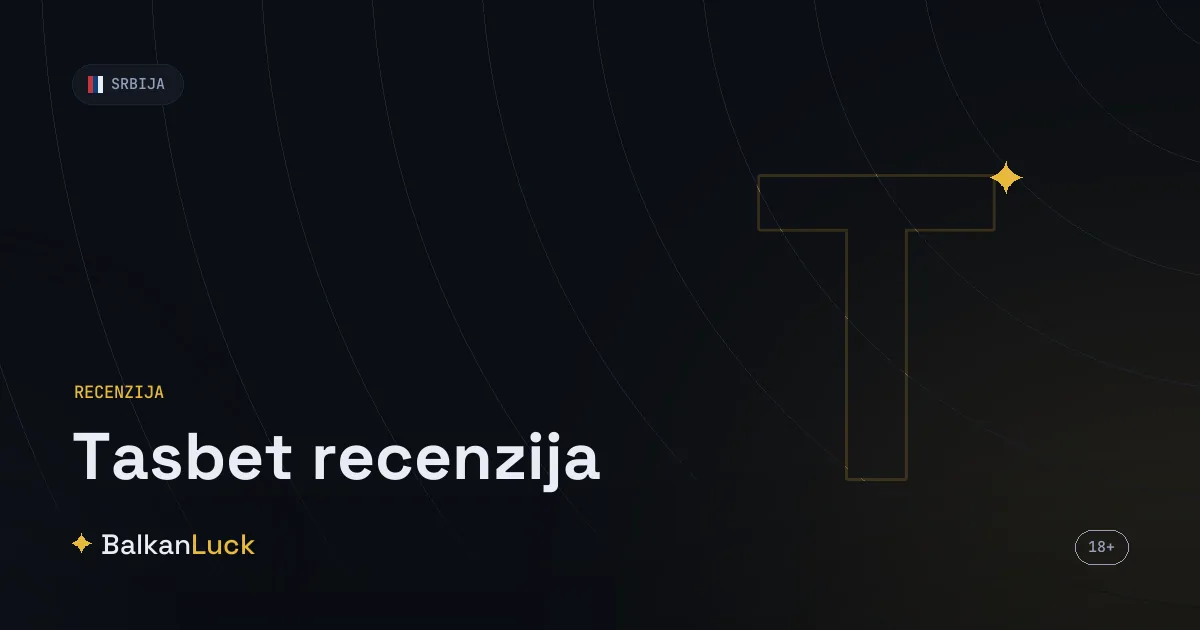 Tasbet recenzija 2026 - test Taš kladionice, bonusa i kazina u Srbiji