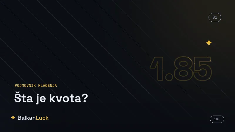 Tabela odnosa kvote i implicitne verovatnoće u kladionici