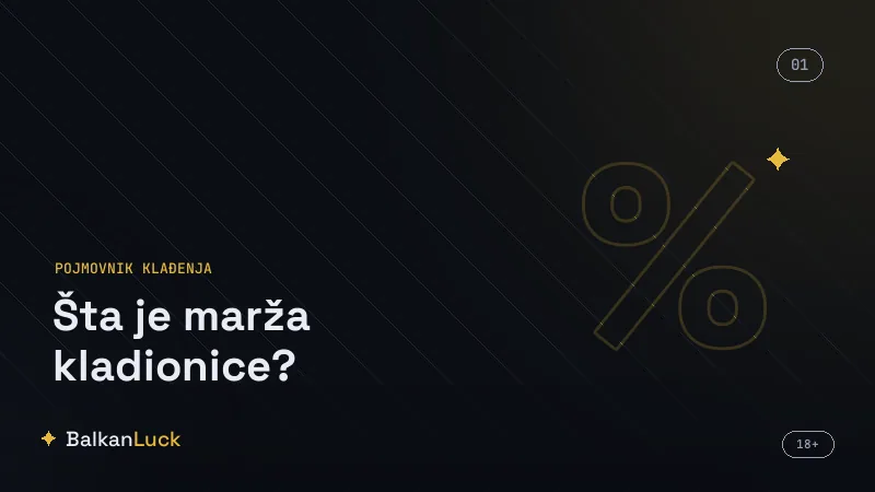 Računica marže kladionice na 1X2 meču sa tri ishoda