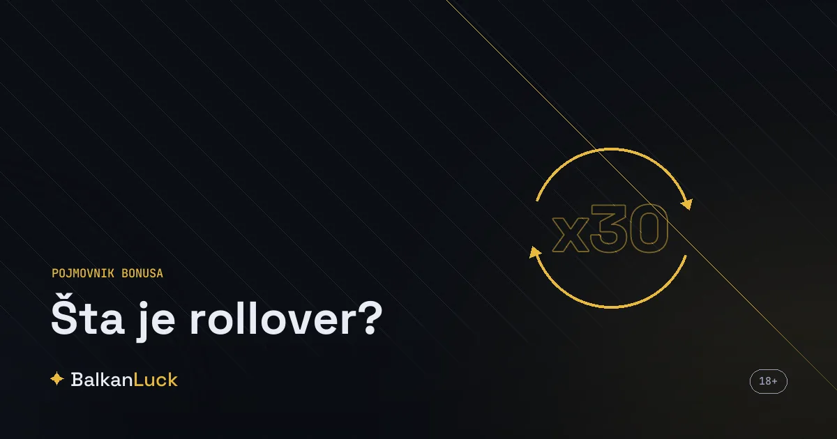 Šta je rollover - obrt bonusa u kladionici objašnjen kroz formulu i primere