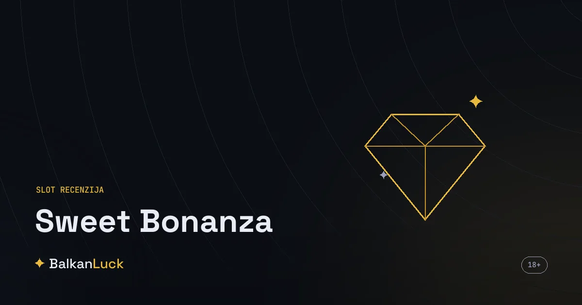 Sweet Bonanza slot igra sa slatkišima i množiteljima u obliku bombona