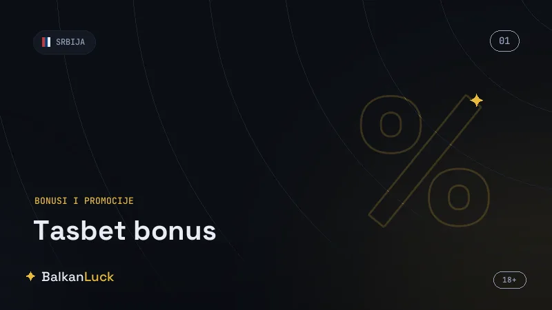 Tasbet sport i slot bonus dobrodošlice sa uslovima obrta