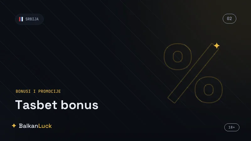 Tasbet turniri, jackpot i cashback ponude na sajtu
