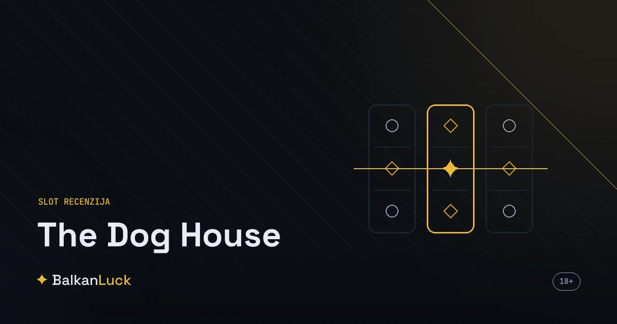 The Dog House slot igra sa temom pasa i lepljivim wild simbolima