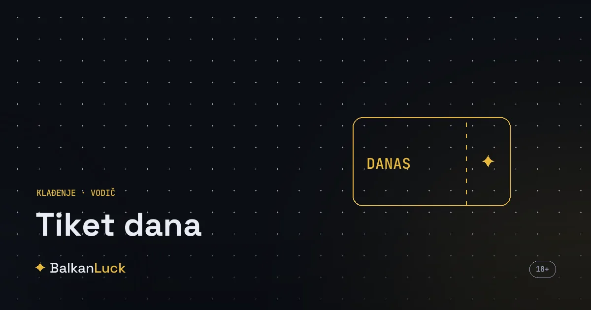 Tiket dana kao pažljivo sastavljen dnevni tiket od nekoliko parova