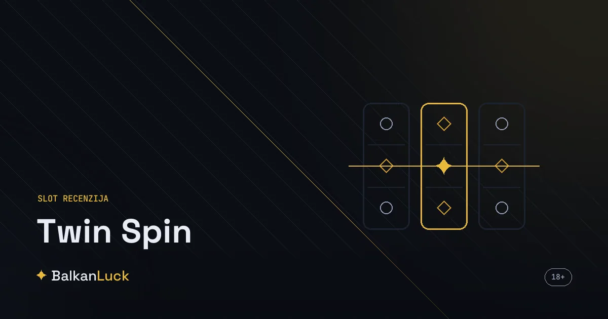 Twin Spin slot sa retro las vegaškim simbolima i Twin Reel funkcijom