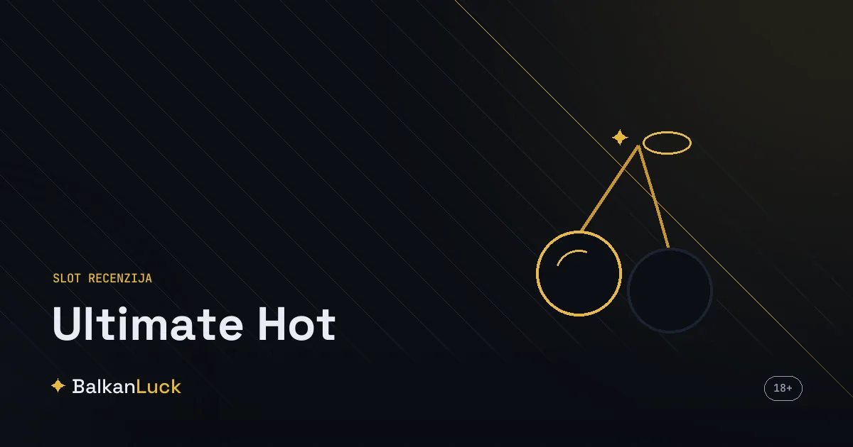 Ultimate Hot voćka sa tri kotura, voćnim simbolima i sedmicom