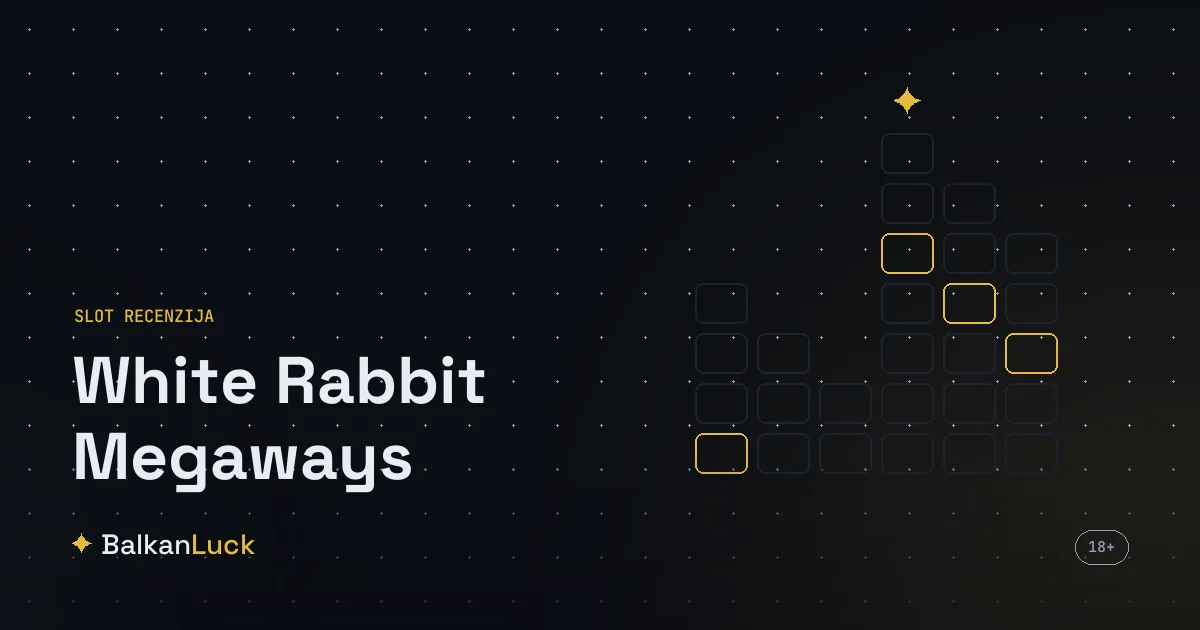 White Rabbit Megaways slot proizvođača Big Time Gaming, tema Alise u zemlji čuda i rolne sa kolačima